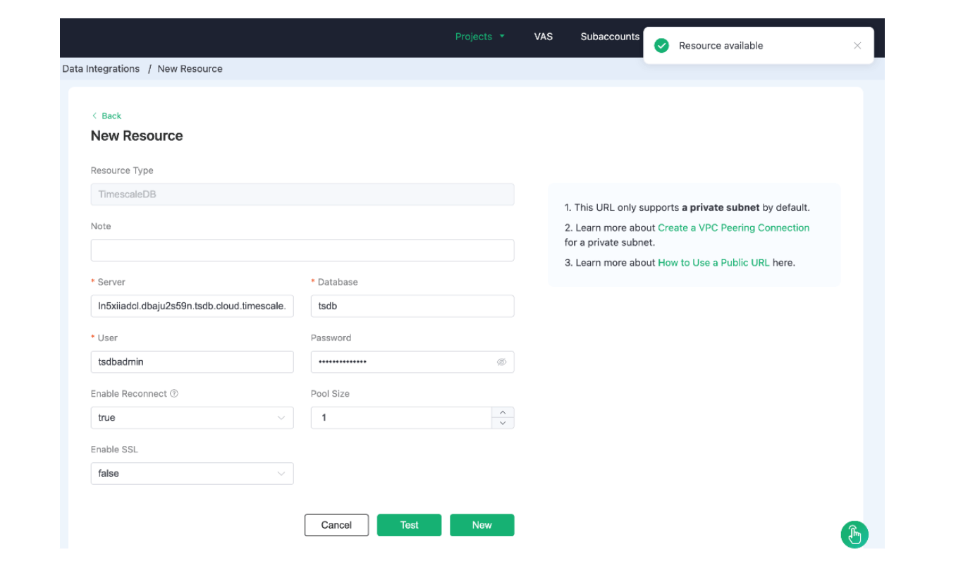 Integrating EMQX Cloud and Timescale: new resource page