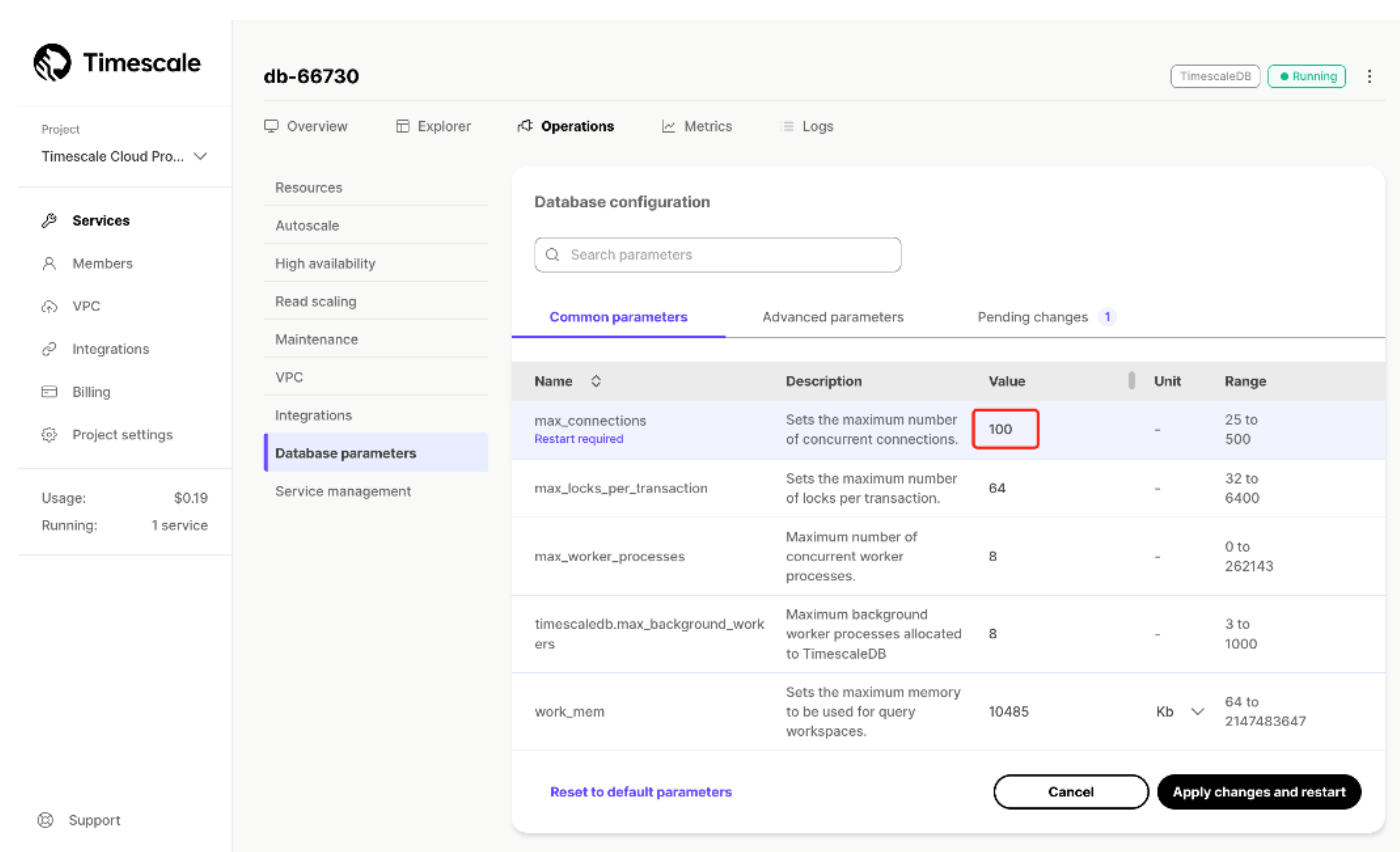 Integrating EMQX Cloud and Timescale