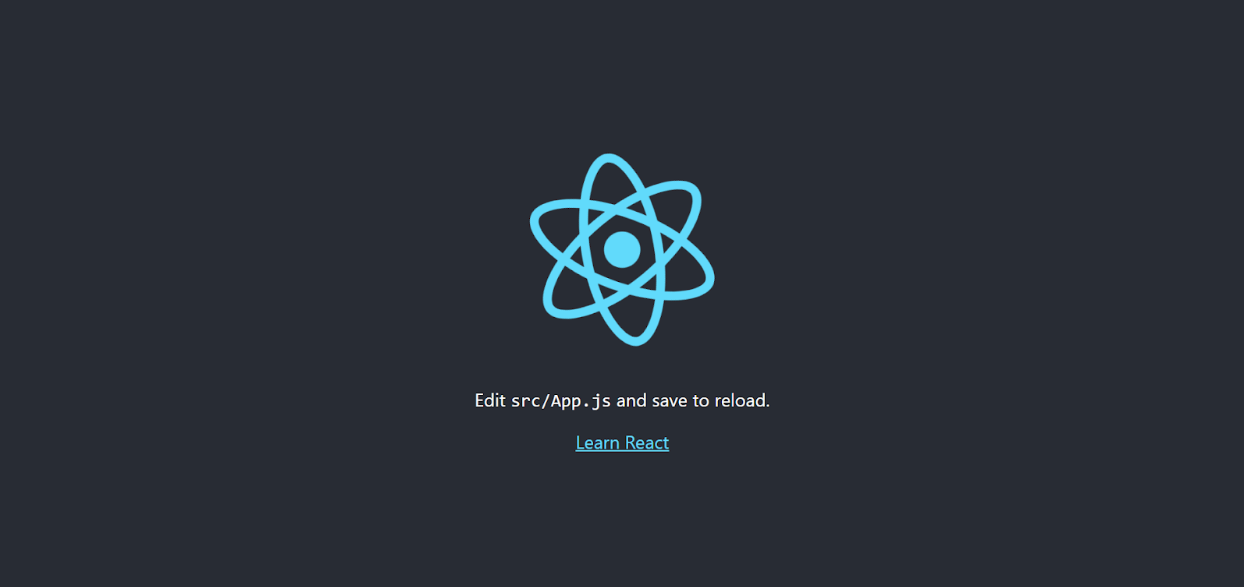 Default React app