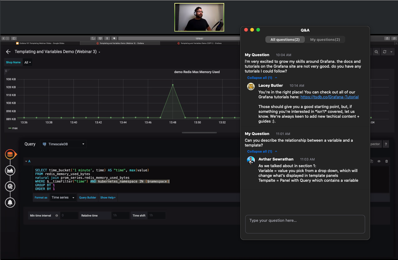 Grafana 101: Interactivity, Templating, and Sharing [Recap]